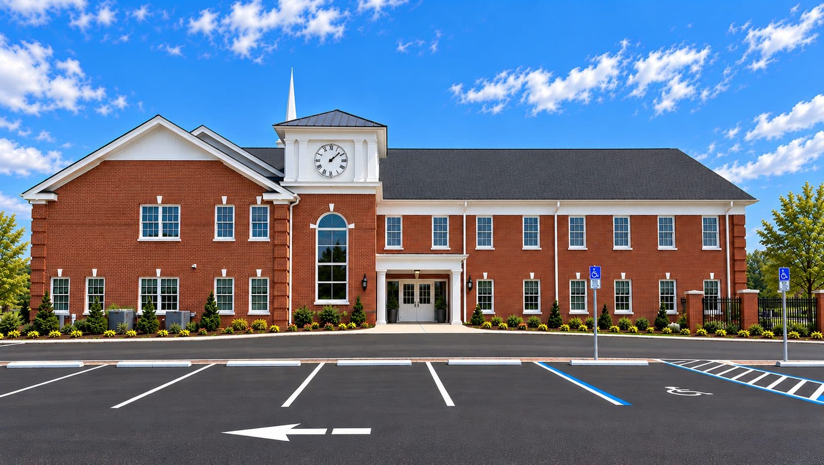 First Presbyterian Church campus addition and entry