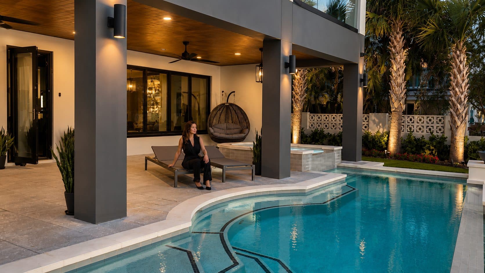 Nightfall Residence pool terrace