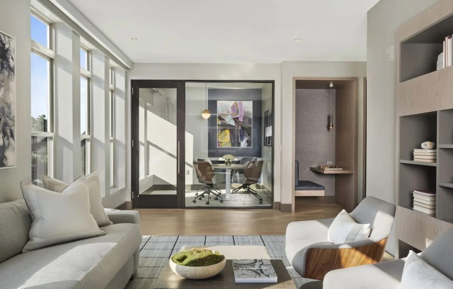 Westmont Apartments co-working lounge
