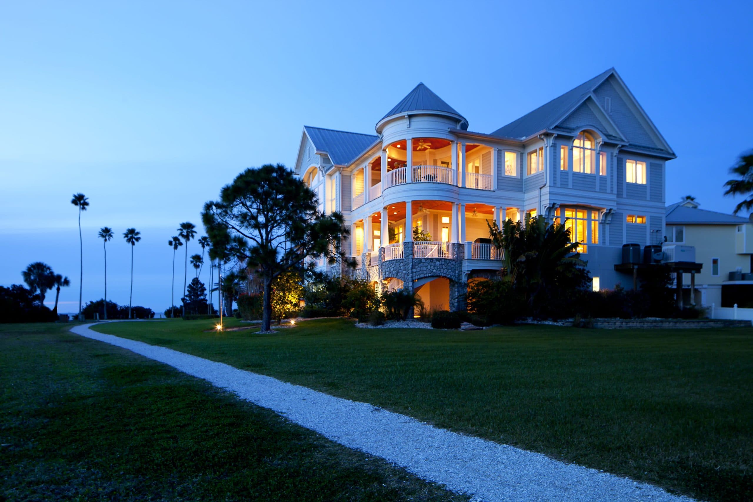 Crystal Tower turret and porches