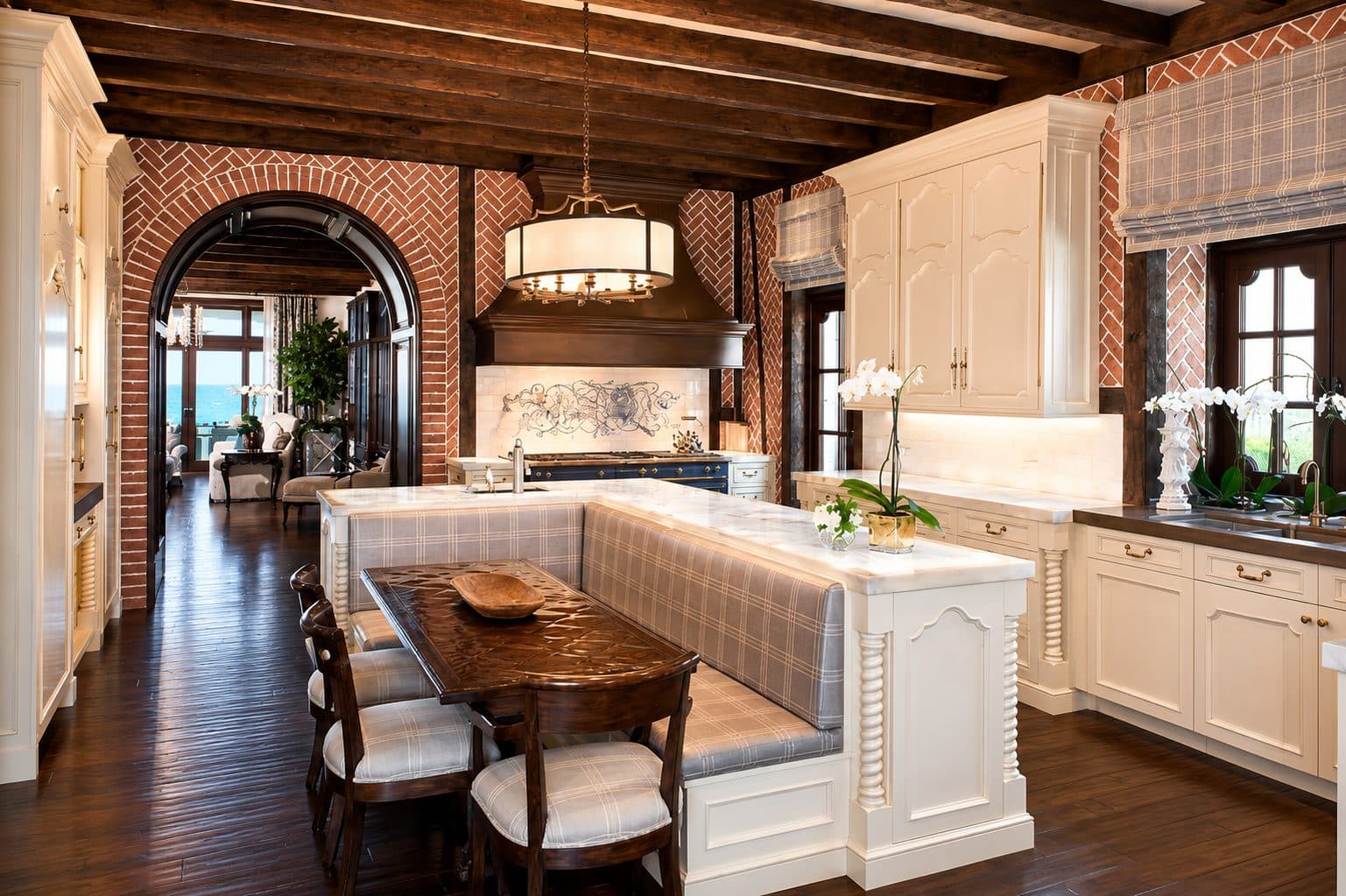 Royal Chateau waterfront rear with pool terrace and Gulf views