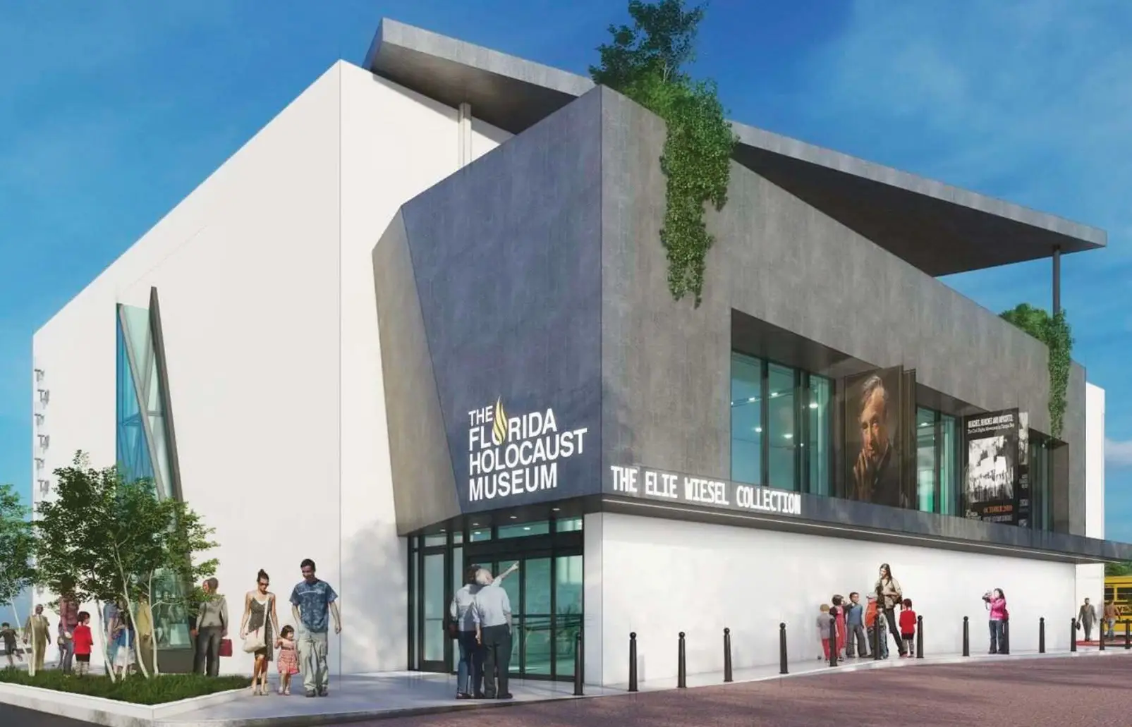 The renovation of the Florida Holocaust Museum in St. Petersburg, with special homage to Elie Wiesel, designed by Behar Peteranecz Architecture