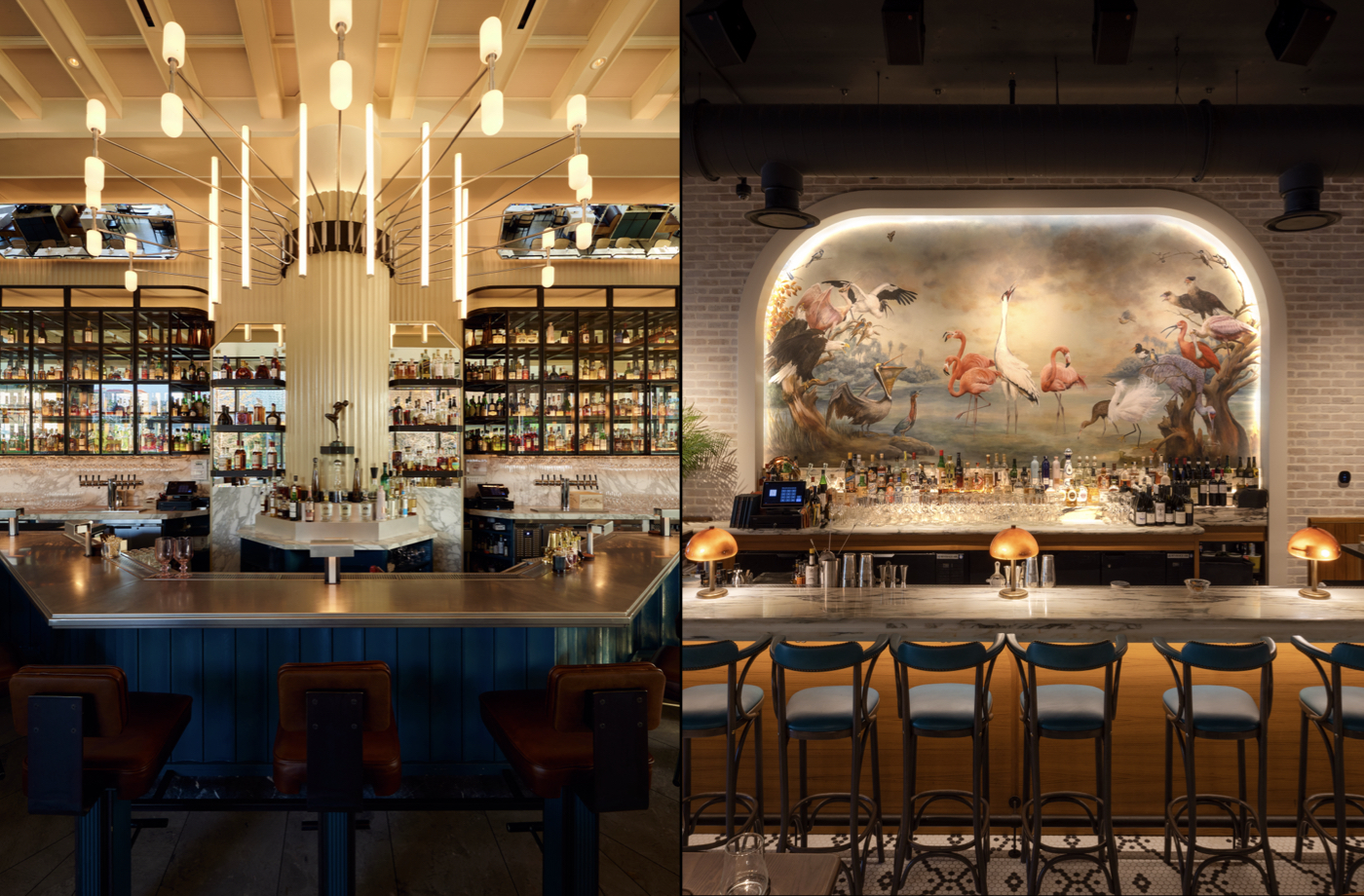 Restaurant Bars of Allelo and Boulon Brasserie, designed by Behar Peteranecz Architecture